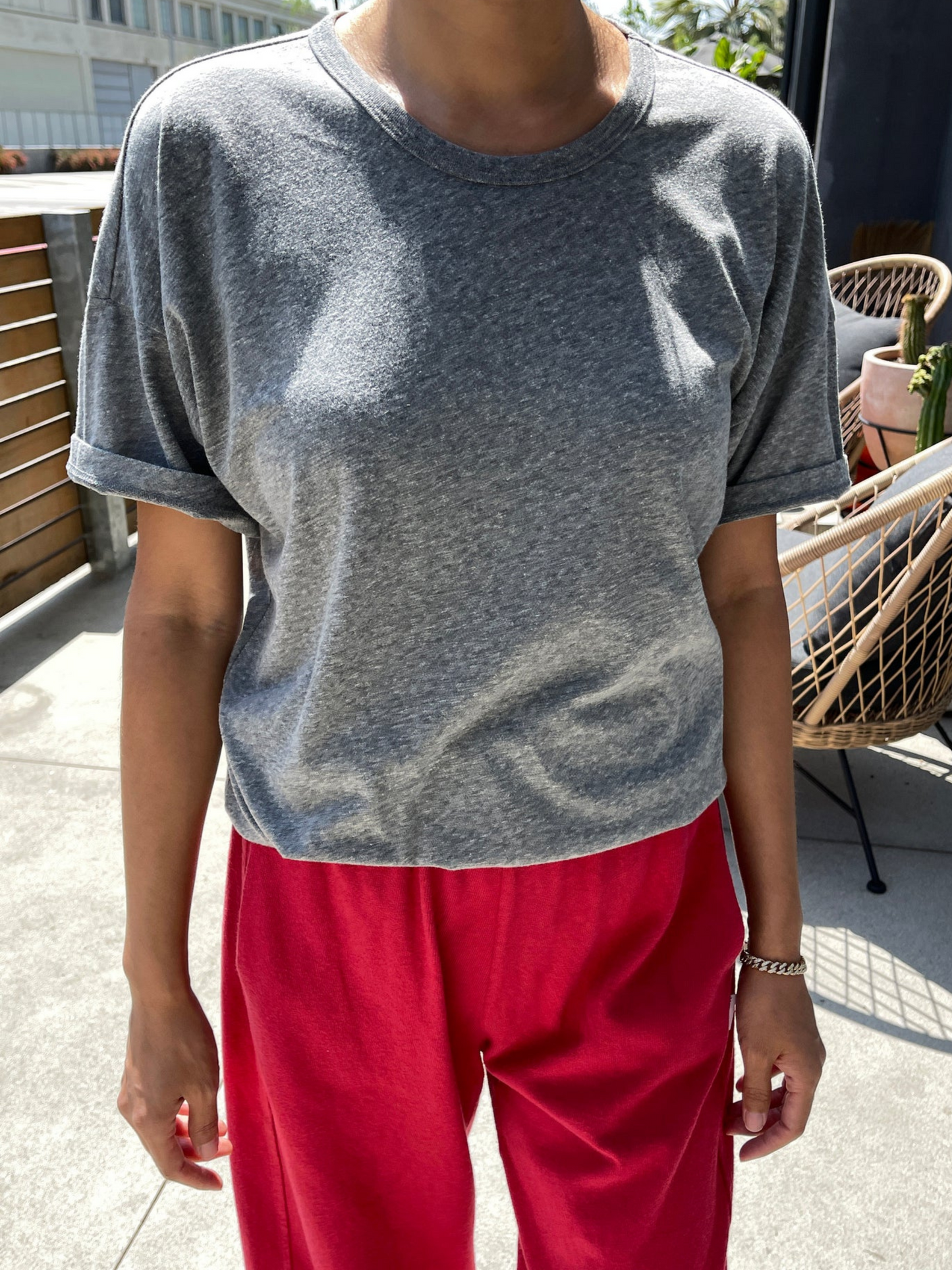 Her Tee | Heather Grey