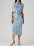 Iconic Sleeveless Dress | Wrapped in Blue
