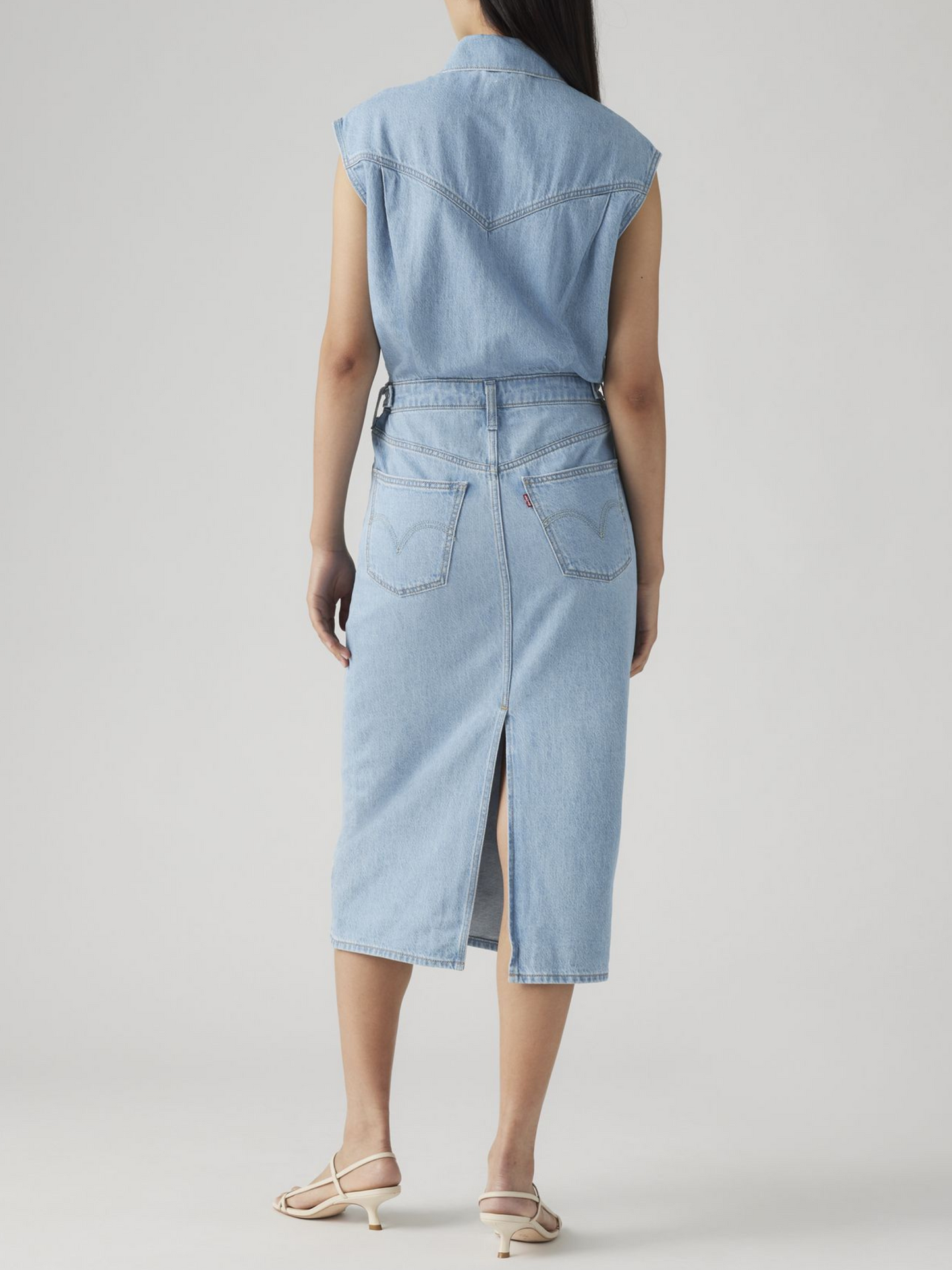 Iconic Sleeveless Dress | Wrapped in Blue