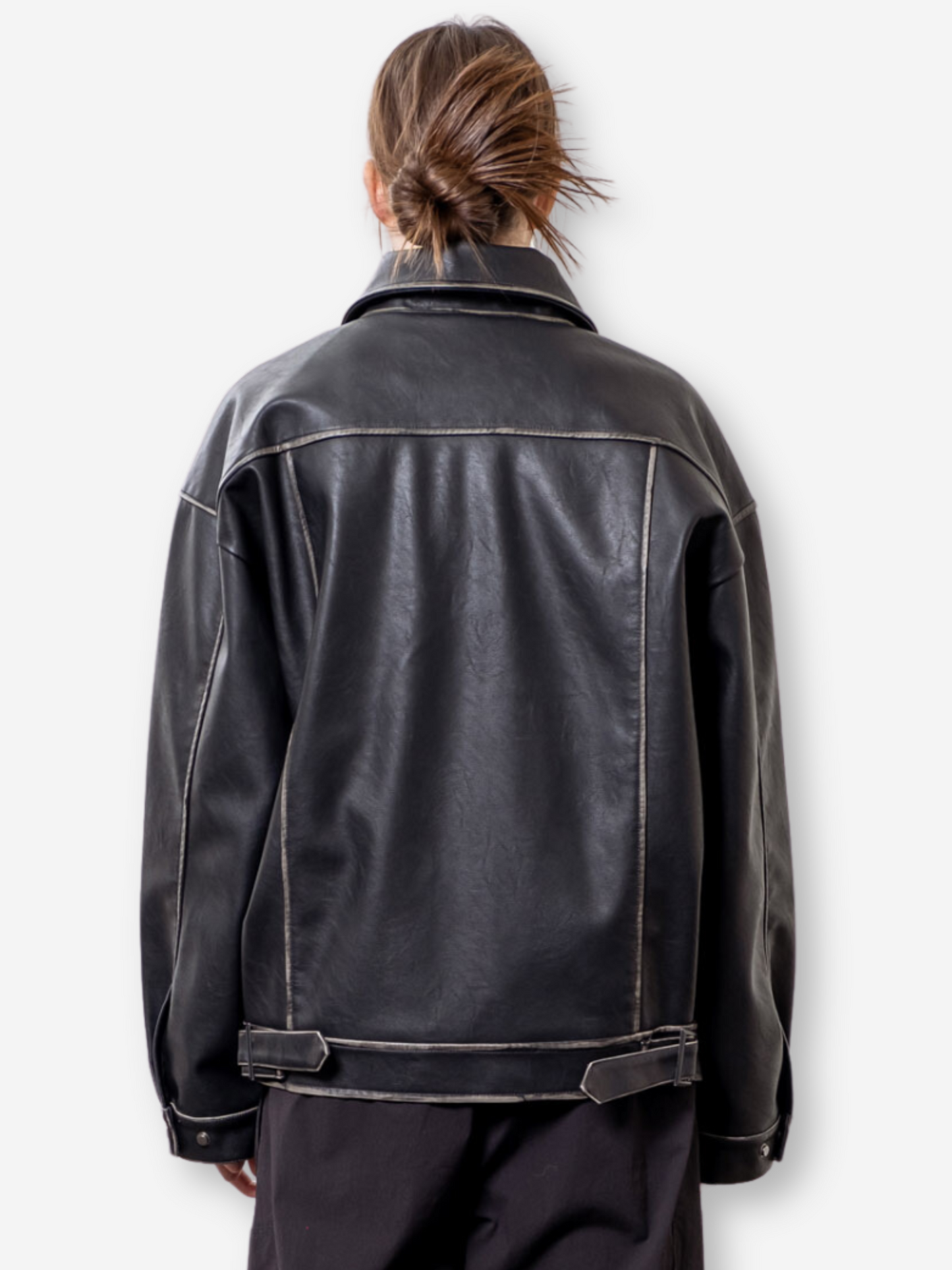 Distressed Oversized Jacket