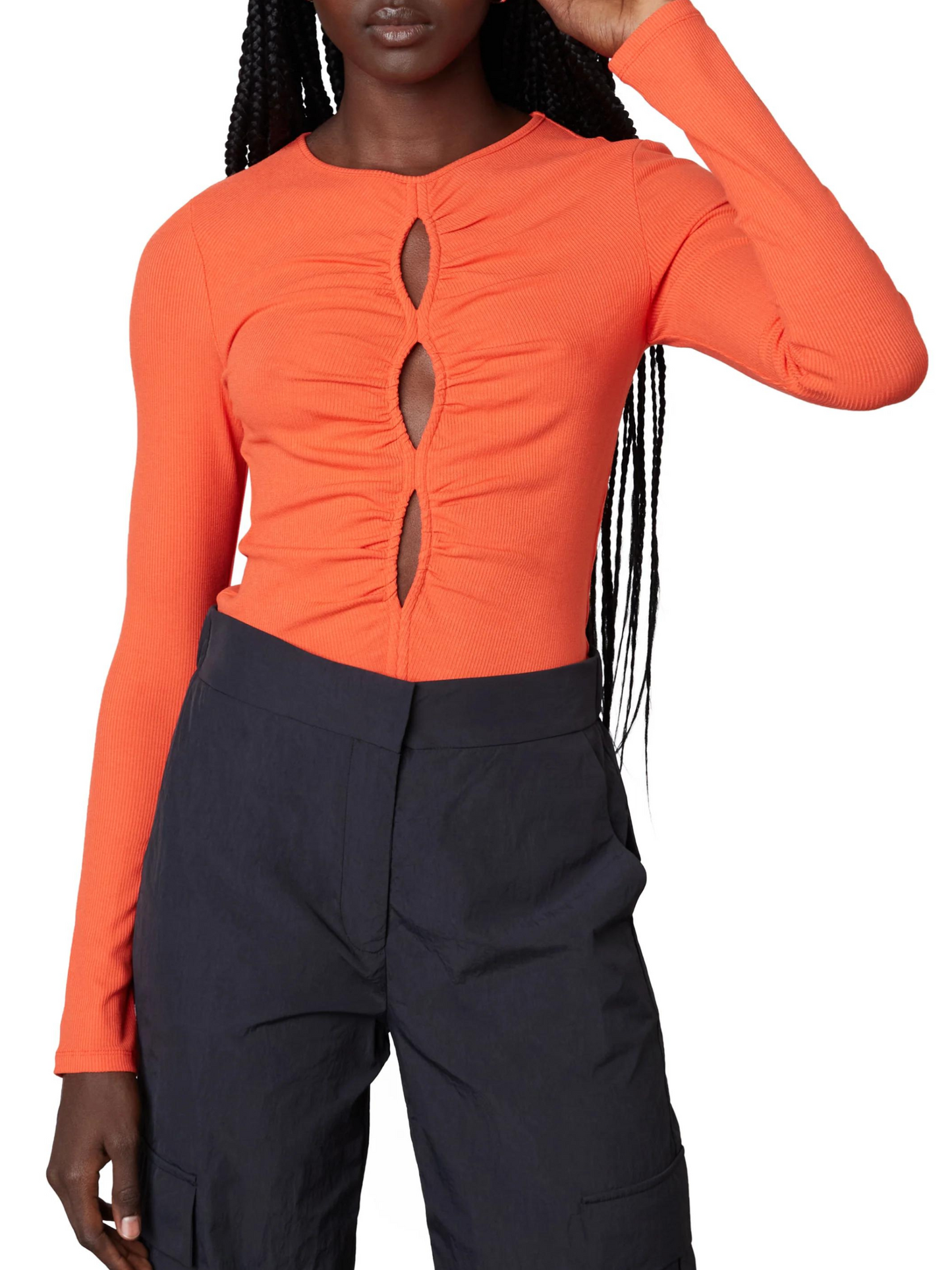Longsleeve Keyhole Top