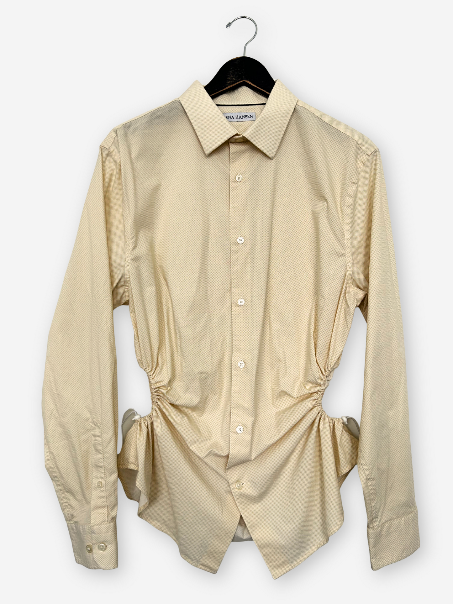 Bungee Shirt | Butter Houndstooth (M/L)