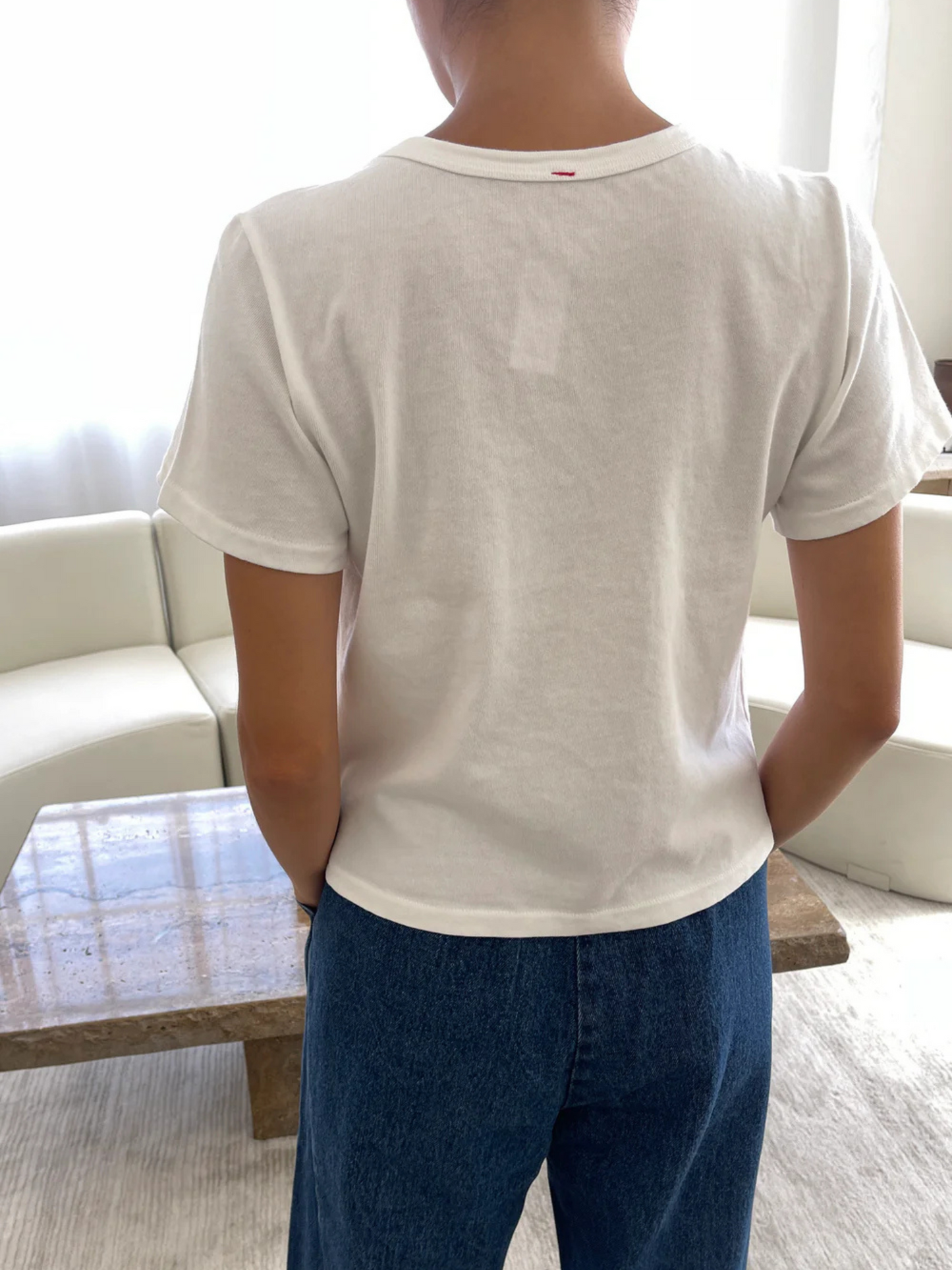 The Little Boy Tee | Vintage White