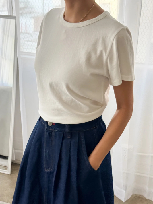 The Little Boy Tee | Vintage White