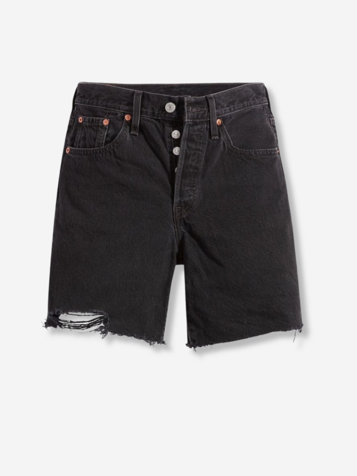 501 Mid Thigh Women's Shorts | Lunar Black