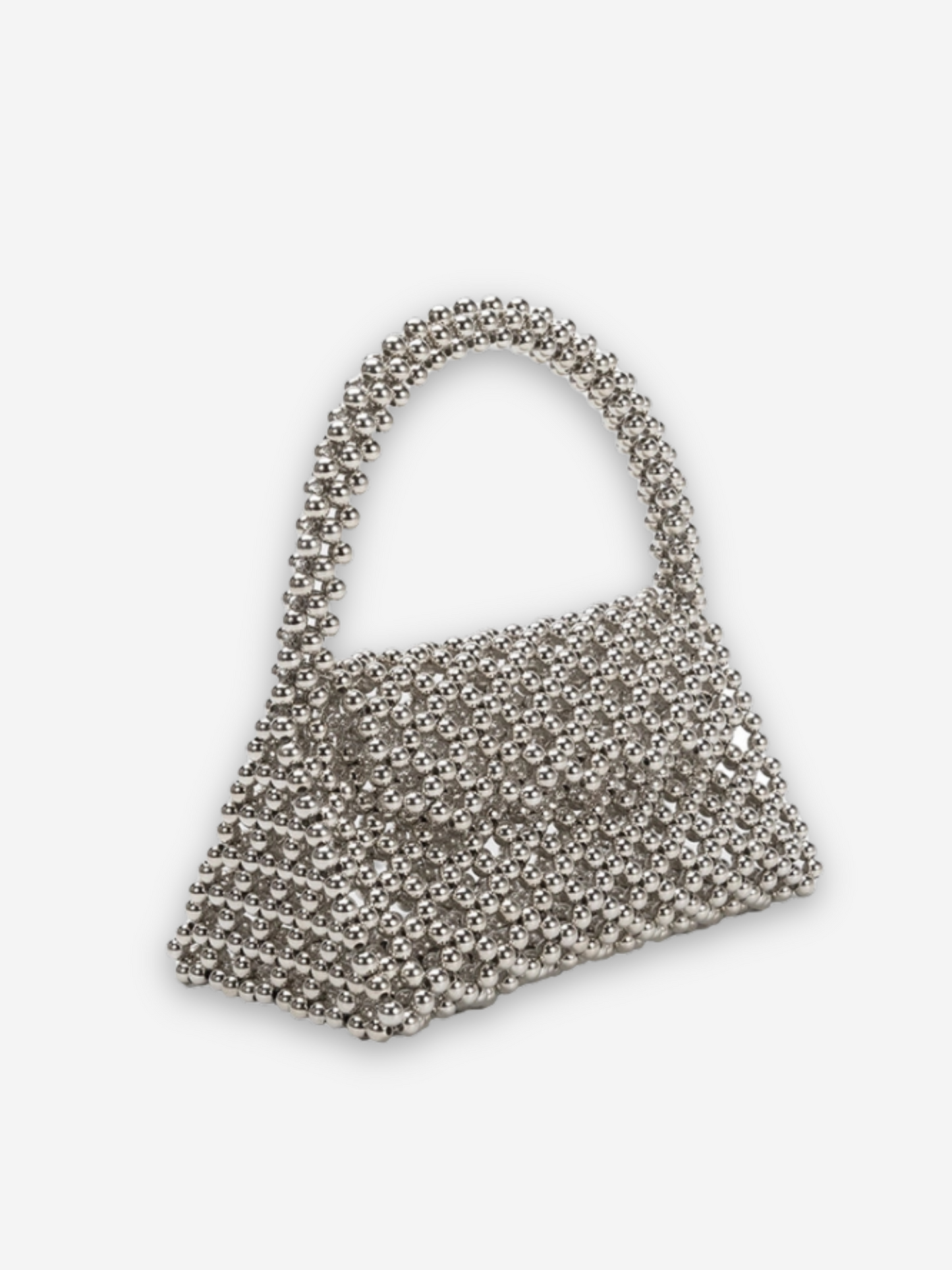 Morgan Beaded Purse | Silver