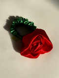 Rosette Scrunchie | Red