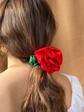 Rosette Scrunchie | Red
