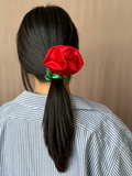 Rosette Scrunchie | Red