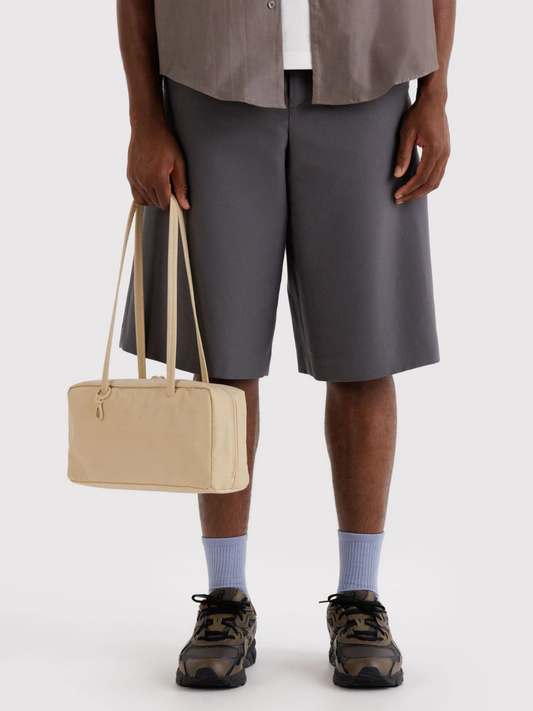 Nylon Bowler Bag | Custard