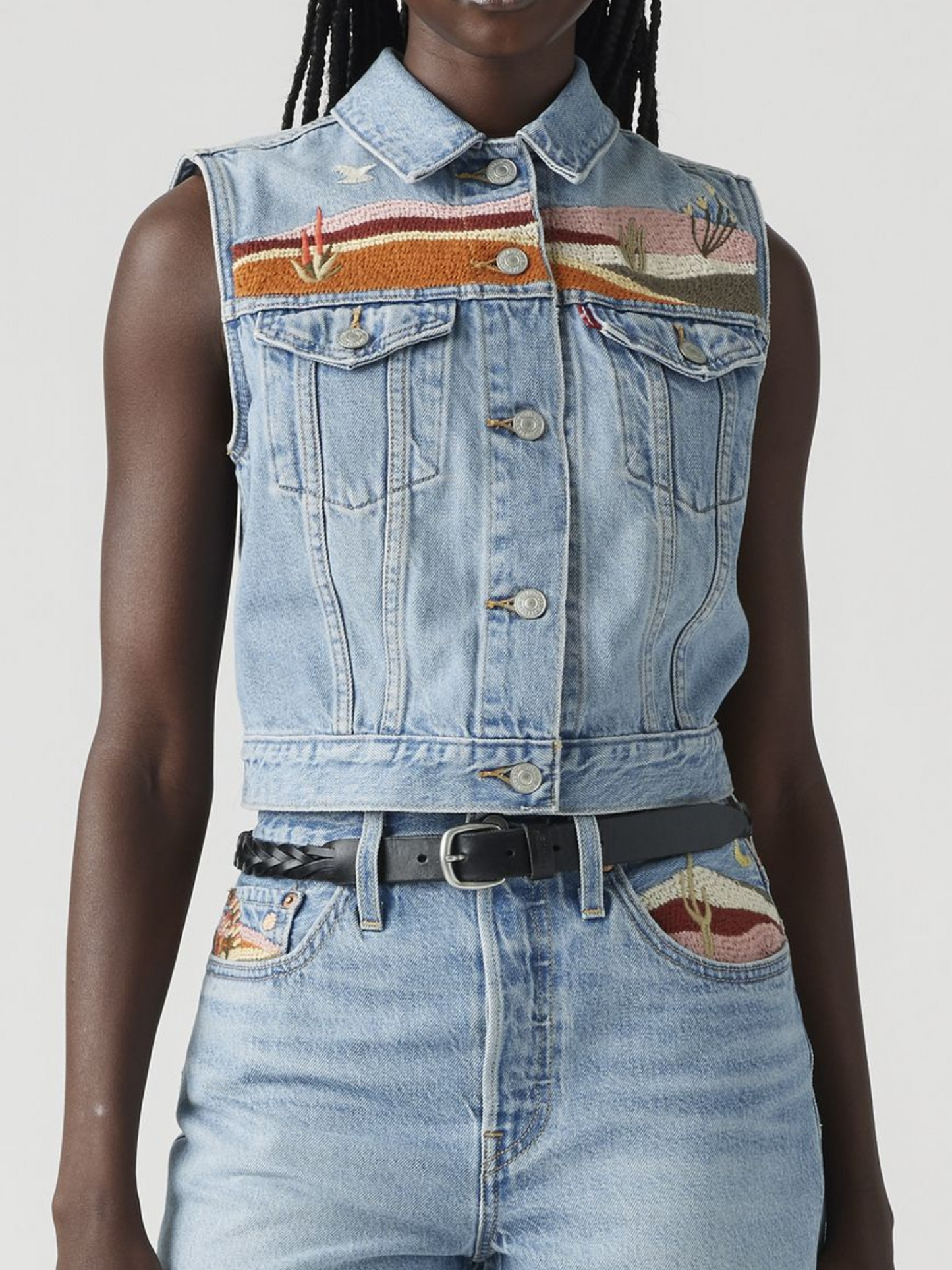 Embroidered Vest | Desert Utopia