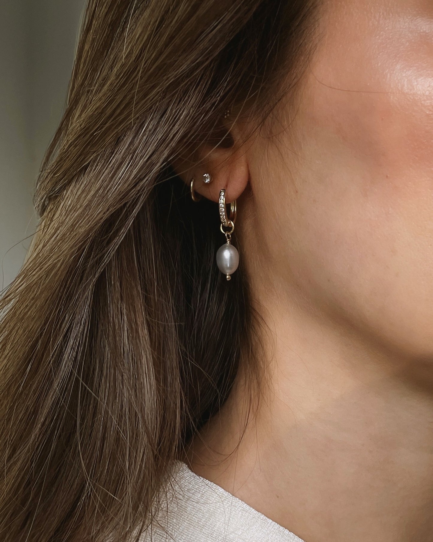GOLDIE | Esi Hoop Charm