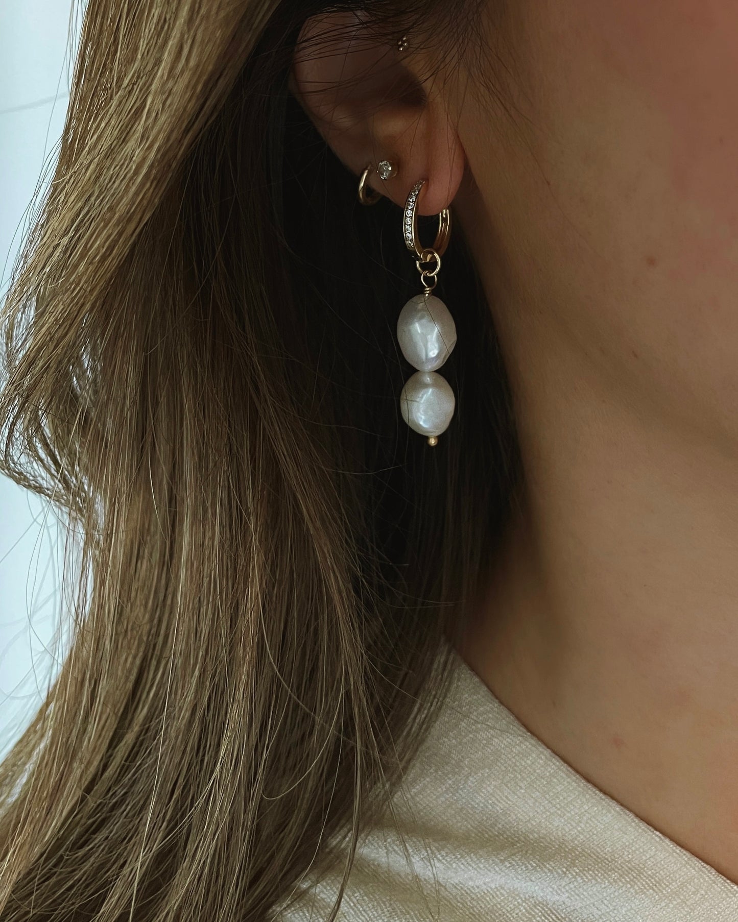 GOLDIE | Marina Hoop Charm
