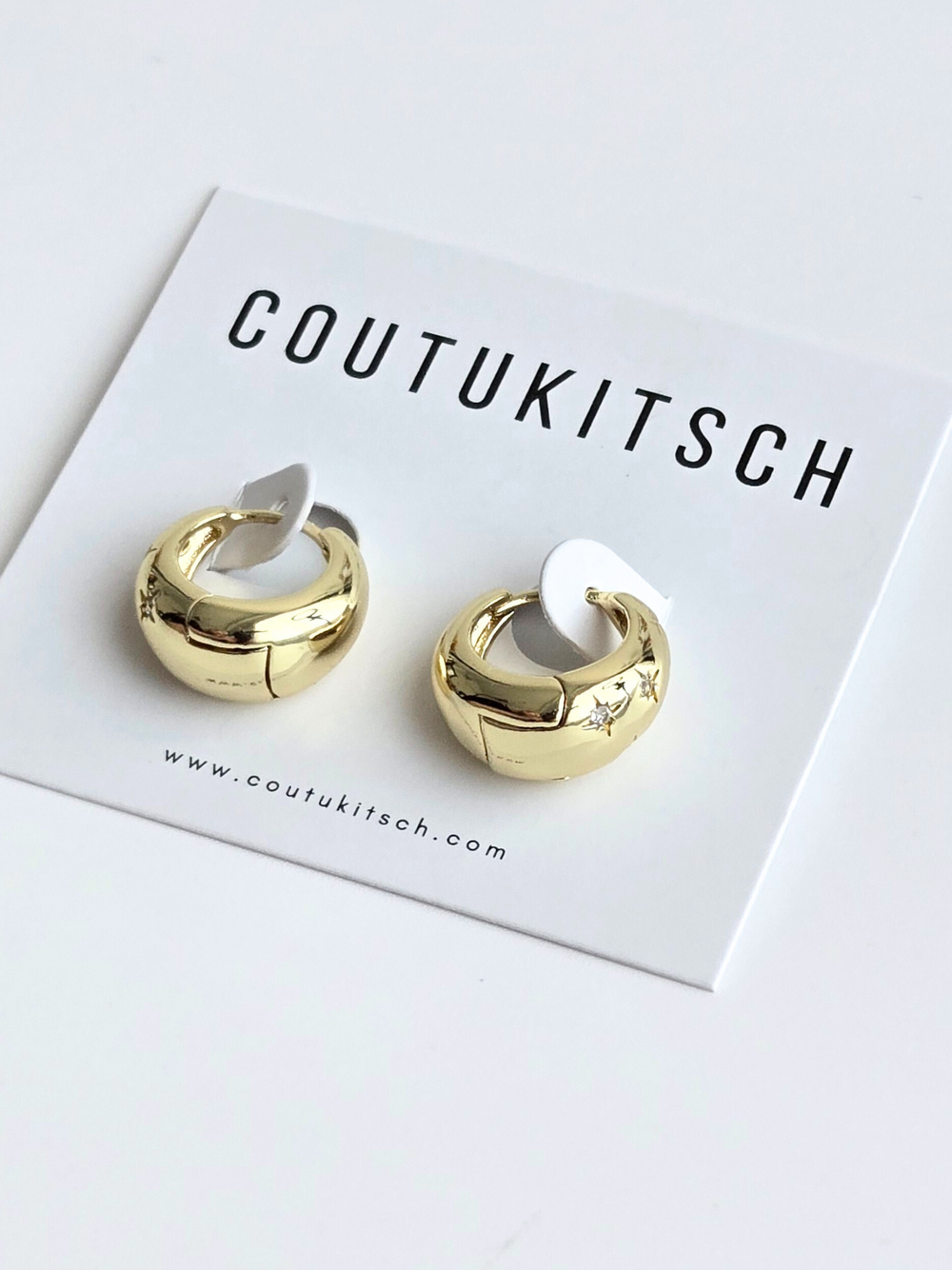 007 | celestial huggie hoops