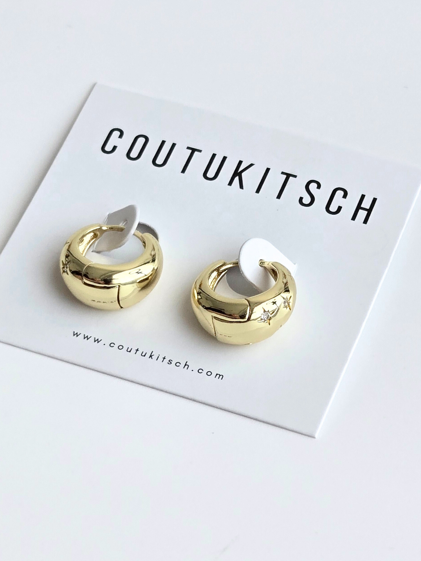 007 | celestial huggie hoops