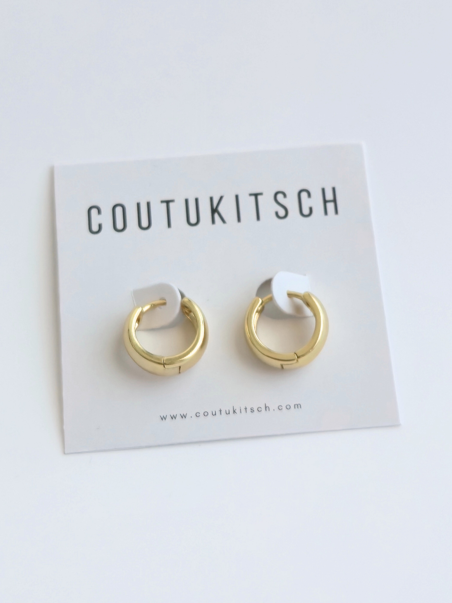 022 | chubby round huggie hoops