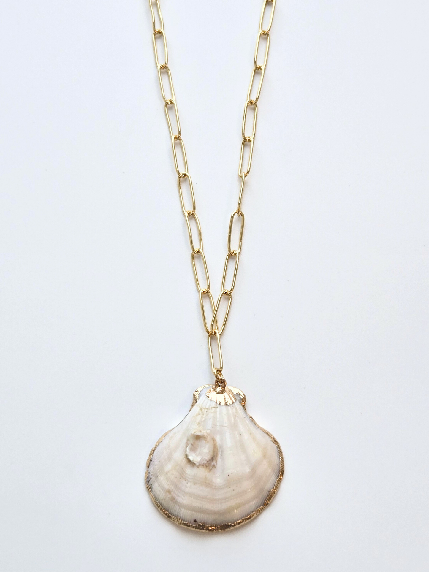 069 | scallop shell necklace