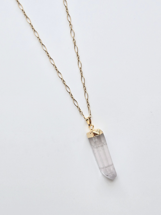079 | large crystal necklace