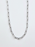 080 | silver paperclip chain