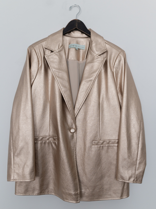 VINTAGE by TUU | Gold Cleo Blazer (XL)