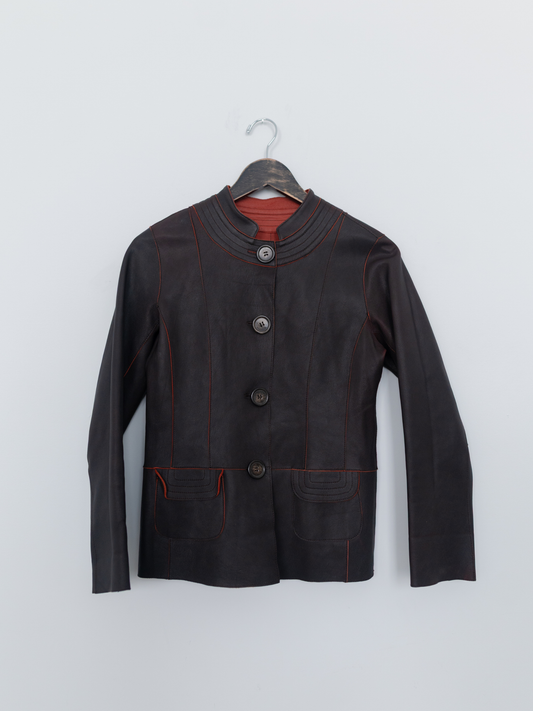 VINTAGE by TUU | Reversible Leather Jacket (S-M)