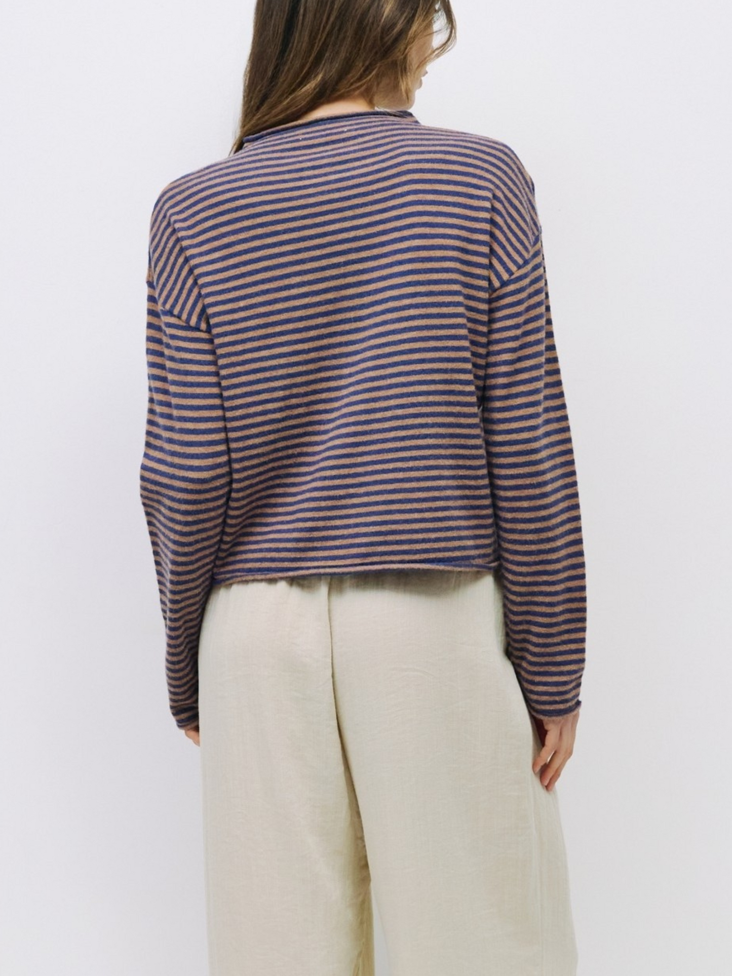 Elisa Cardigan | Brown Navy