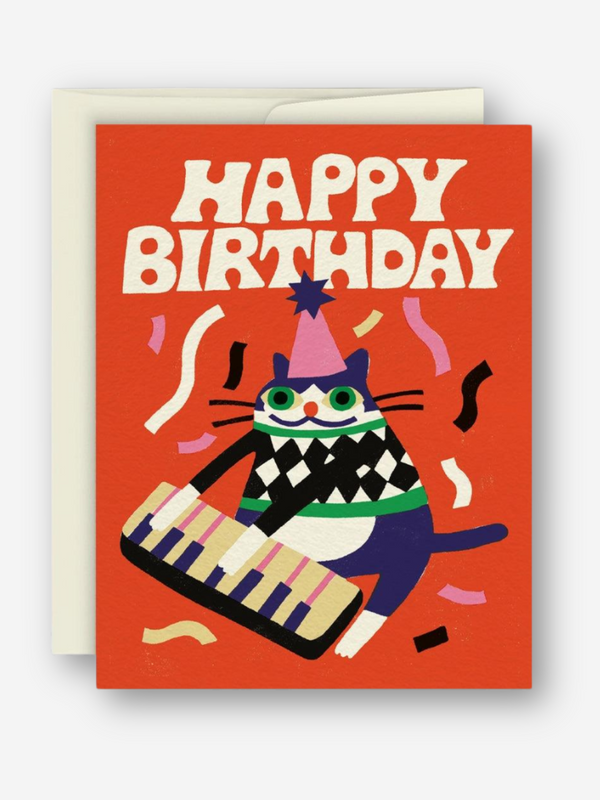 Jazzy Cat Card