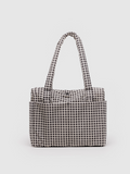 Small Cloud Carry-on | Black & White Gingham