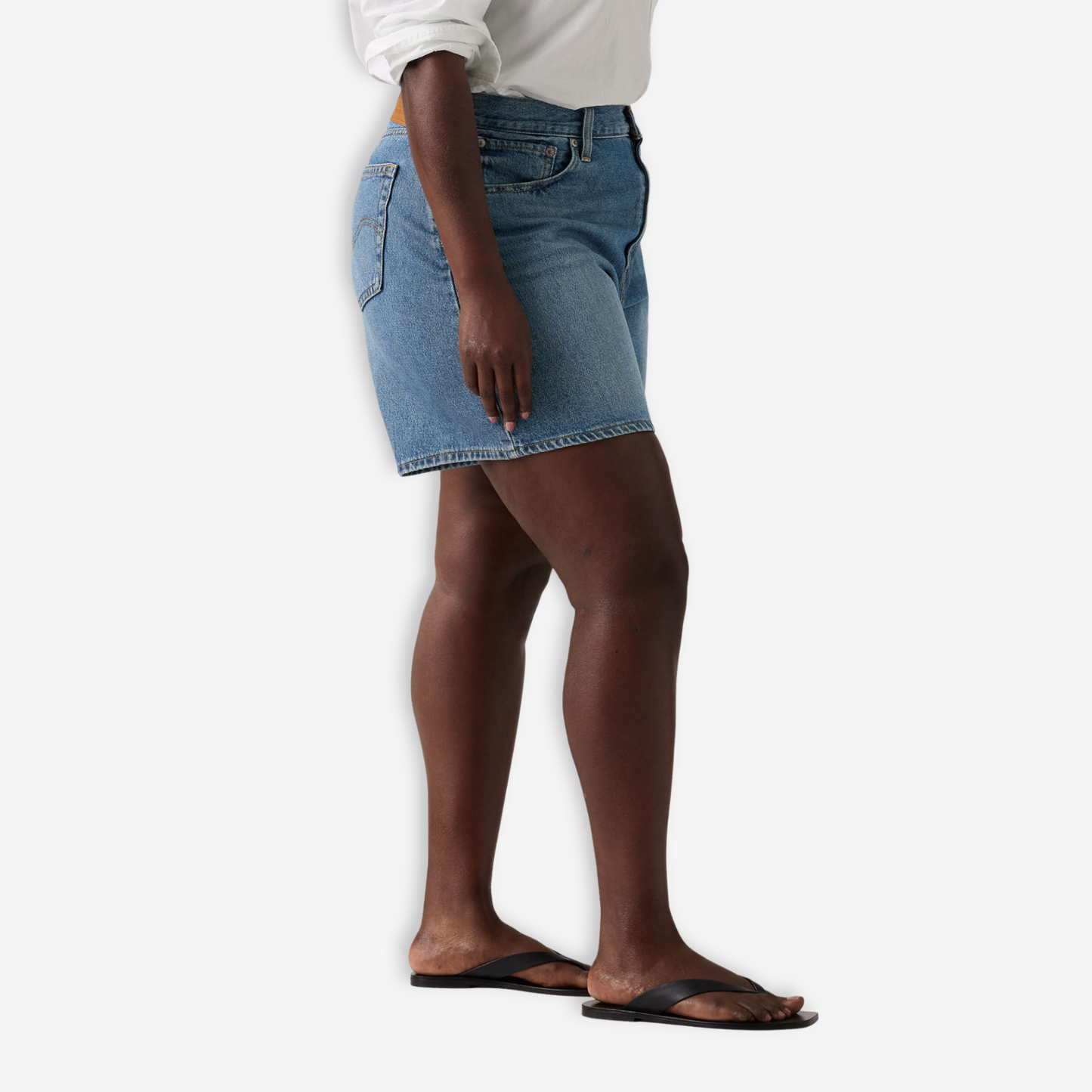 Levi's High Rise Baggy Short Worn Memory