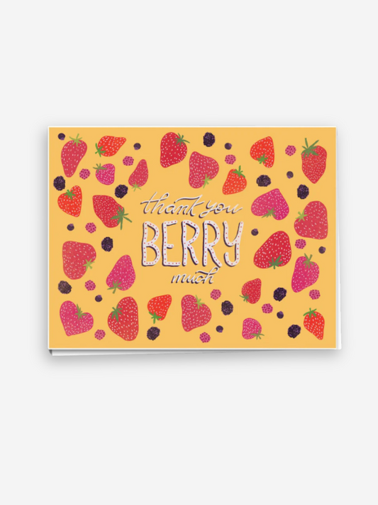 Thank You Berry Much Card