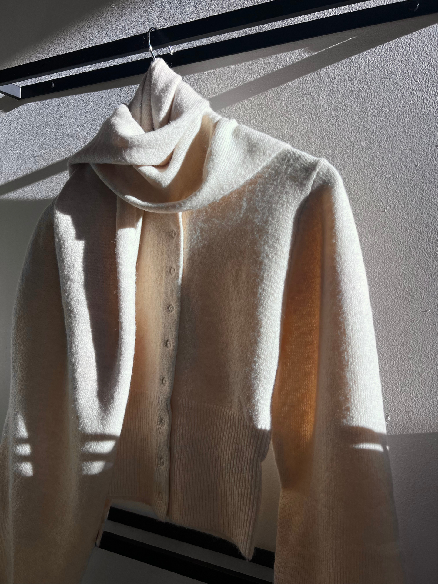 Pia Knit Cardigan w/ Scarf