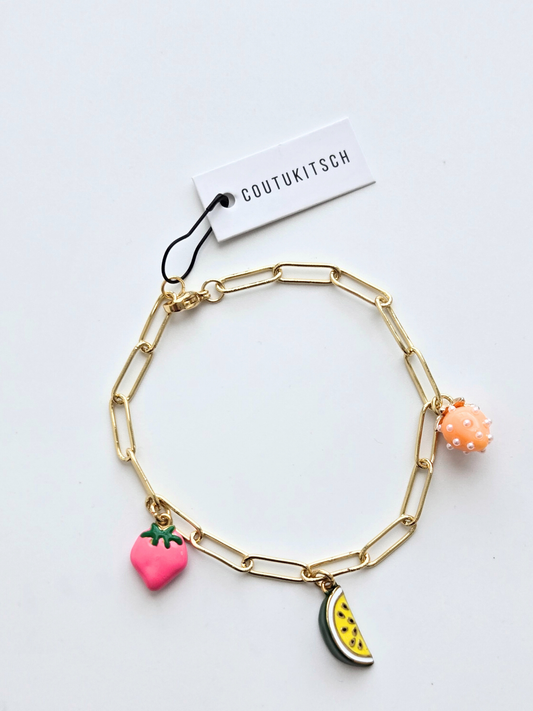 111 | fruit charm bracelet