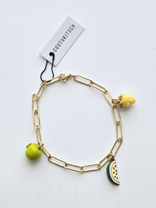 111 | fruit charm bracelet