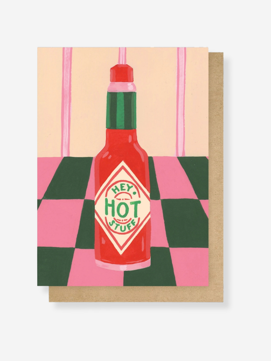 Hey Hot Stuff Greeting Card