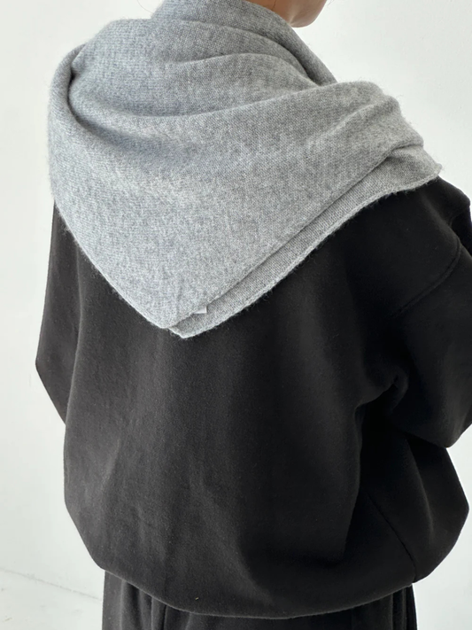 Cashmere Shawl Heather Grey