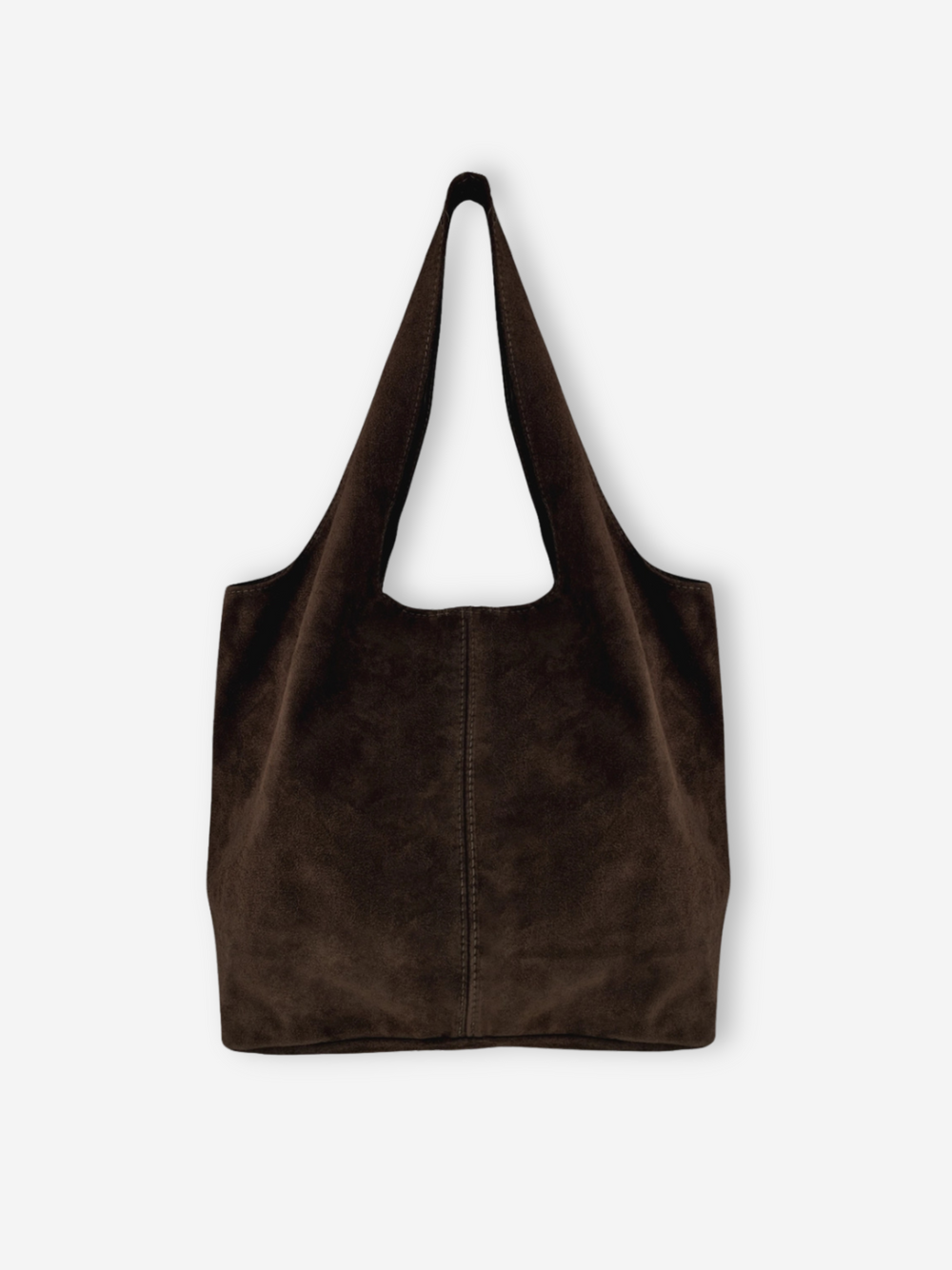 Suede Leather Boho Bag | Coffee