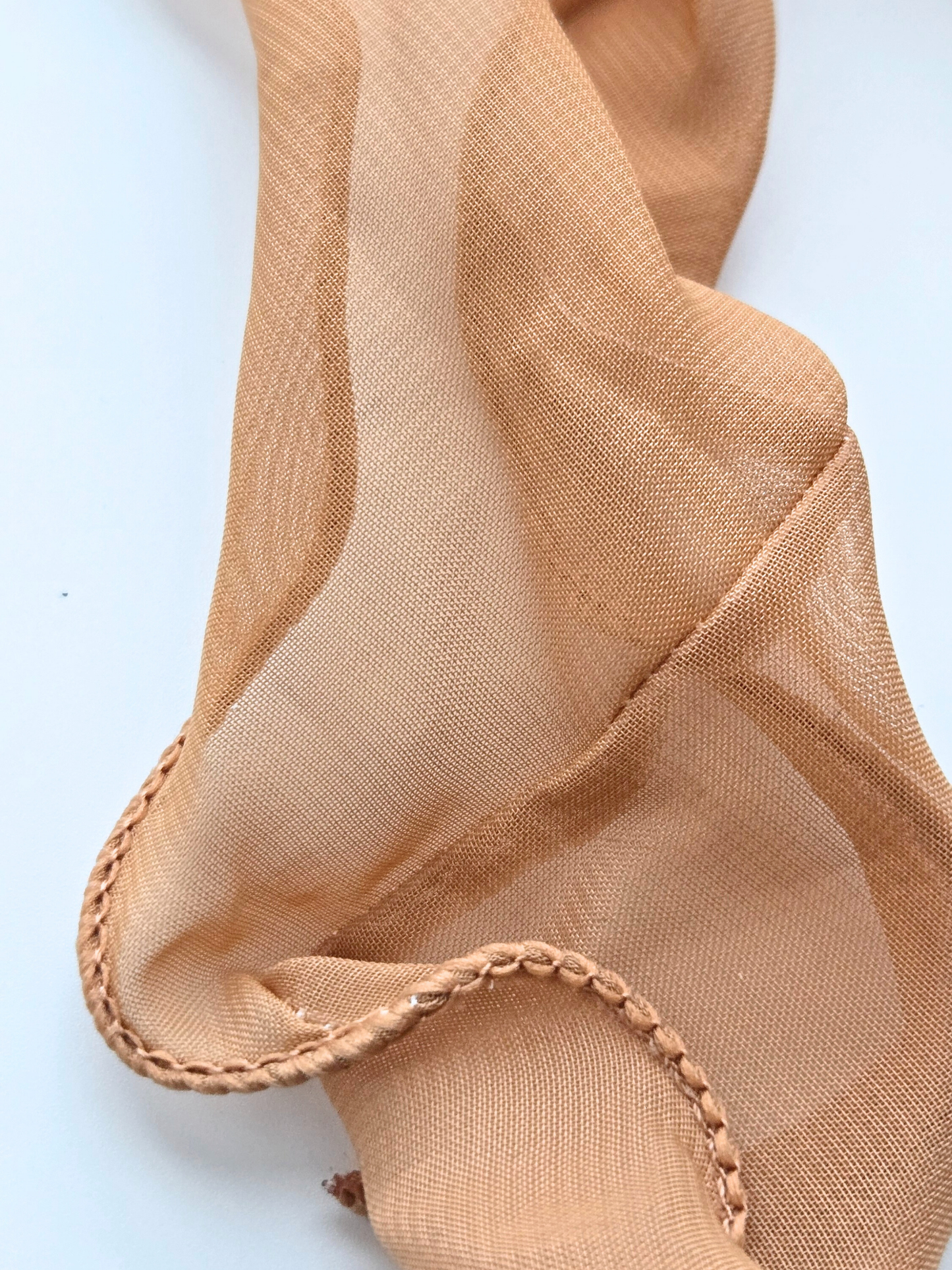 120 | bronze chiffon hair bow