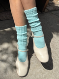 Ballet Socks Aqua