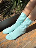 Ballet Socks Aqua