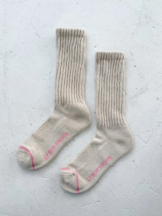 Ballet Socks Oatmeal
