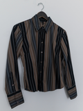VINTAGE by TUU | O/N Stripped Shirt (XS-S)