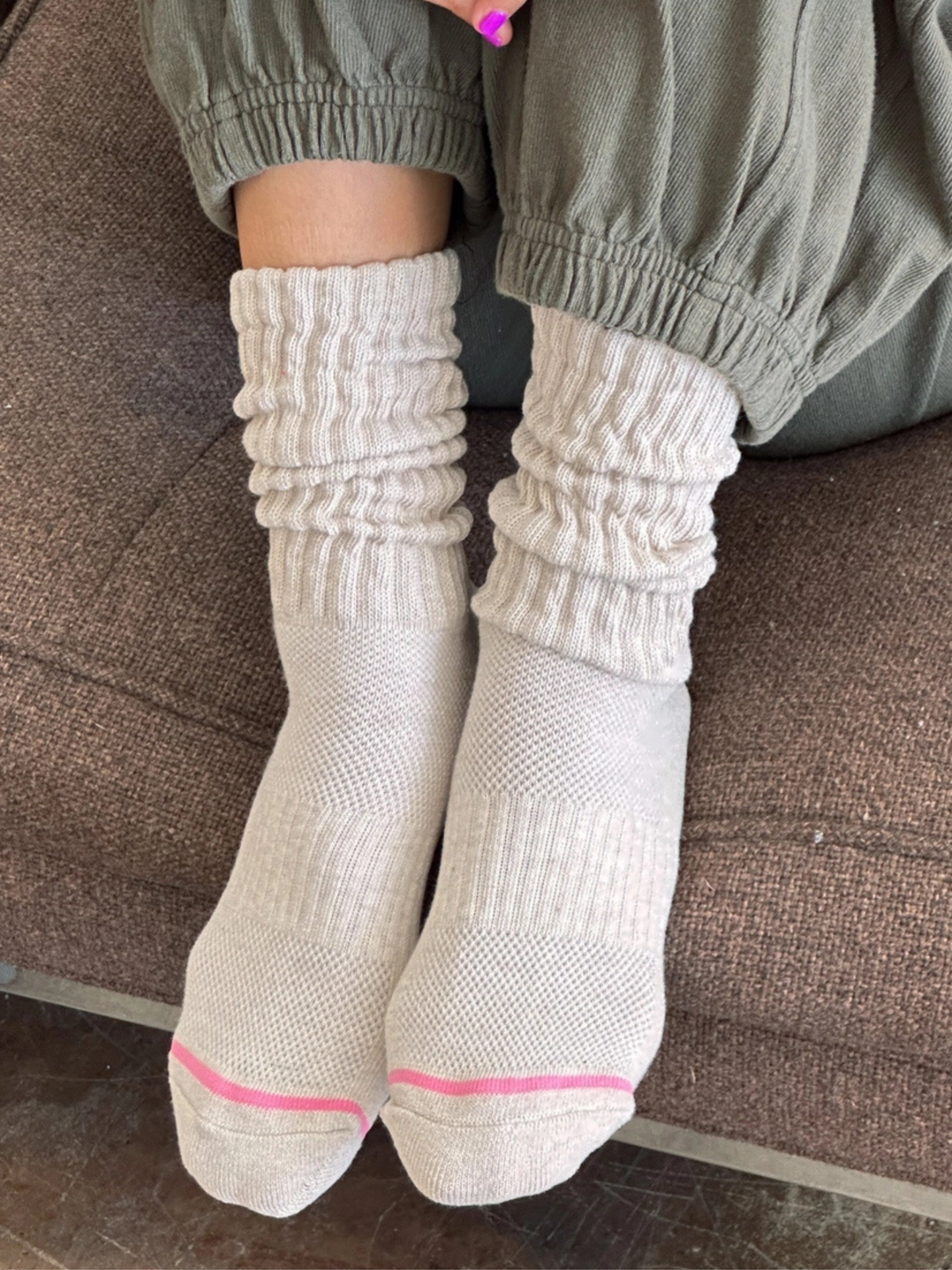Ballet Socks Oatmeal