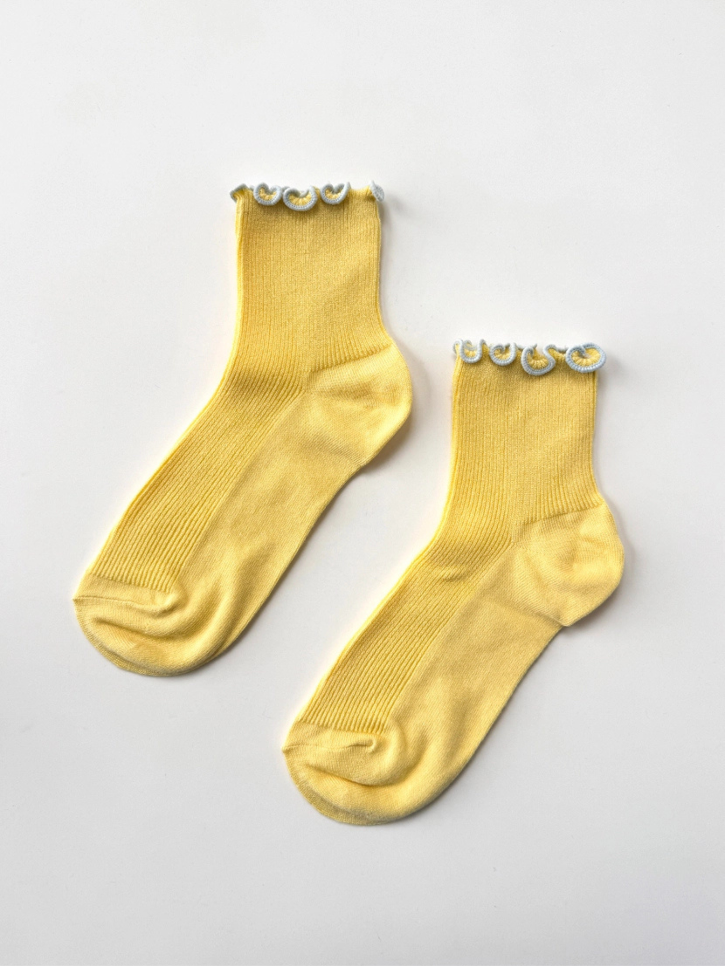 Petite Ruffle Sock Butter Baby Blue