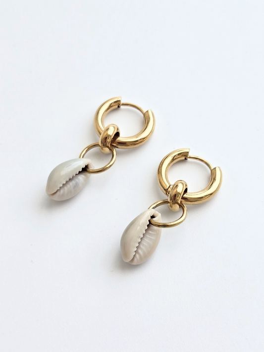 137 | cowrie shell earrings
