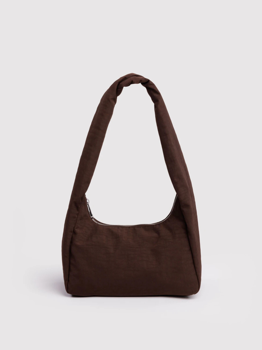 Small Nylon Meringue Bag Coffee