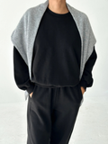 Cashmere Shawl Heather Grey