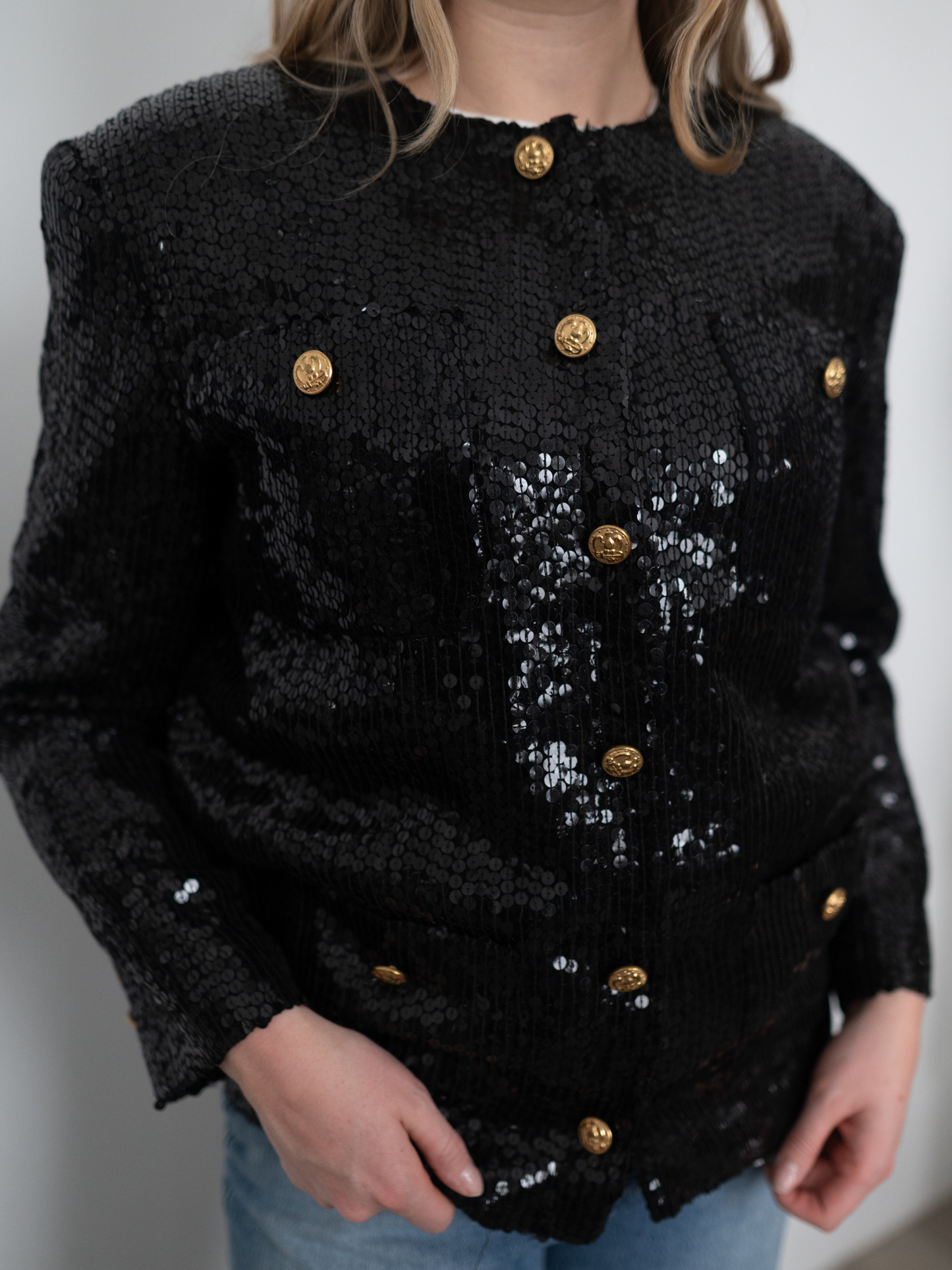 VINTAGE by TUU | St Marten Sequin Blazer (S)