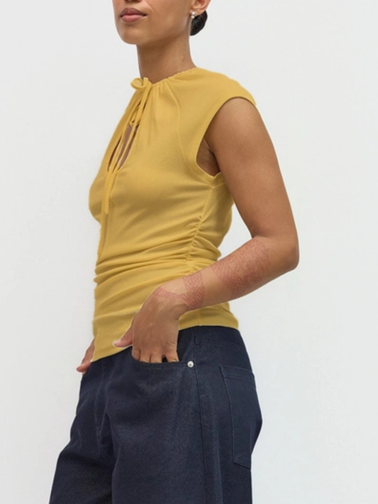 Kelsi Top Yellow