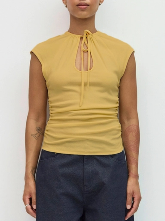 Kelsi Top Yellow