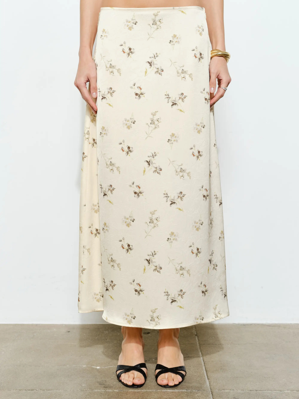Emily Skirt Butter Yellow Floral